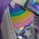 SULIFEEL Rainbow Unicorn 4 Size Adjustable Roller Skates for Girls Boys for Kids Ages 3-5 5-8 6-12 Children Skates Indoor Outdoor (Medium - Big Kid)