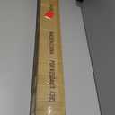 Double Curtain Rod 36-72 Inches with Aluminum Alloy Brackets, Adjustable 1-Inch Front and 5/8 Inch Back Double Window Drapery Rod, Heavy Duty Telescoping Rod with Classic Finials, Antique Brown