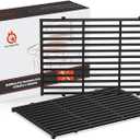 QuliMetal 17.5" Grill Grates for Weber Spirit 300/400 and Spirit II 300 Series,Spirit E/S-310 E/S-320 E/S-330,Spirit 700,Genesis Silver/Gold B & C,Genesis 1000-3500,Cast Iron Part for Weber 7638 7639