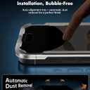 UNBREAKcable Privacy Screen Protector for iPhone 16 (6.1-Inch), 2-Pack + 2 Lens Protectors25 Anti-Spy9H HardnessAnti-FingerprintHD Clarity Tempered Glass