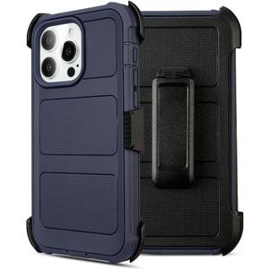 Defender for iPhone 12 Pro Max Case with Clip Holster,Heavy Duty Rugged Full-Body,2 Layers of Sturdy,Anti-Drop Protective,Defender Cover iPhone 12 Pro Max Phone Case