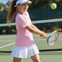 Girls Summer Short Sleeve T Shirts Casual Kids Tops Crewneck Tees Tween Girls Basic Cloth 8-9 Years (Pink)