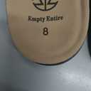 Empty Entire Smooth Leather Stud Strap Mule Sandals, Black, Size 8