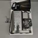 Conical Burr Espresso Coffee Grinder Electric, Coffee Bean Grinder for Home Use Upgraded 48 Grind Settings, 35s Precision Timer, Anti-Static for Pour Over/Drip/French Press, Stainless Steel Black