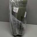 KSIIA Orthopedic Dog Bed Crate Waterproof Pet Mats for Large Dogs Deluxe Plush Washable Pet Bed with Egg Crate Foam & Removable Cover, 35 x 22 Inch, Green