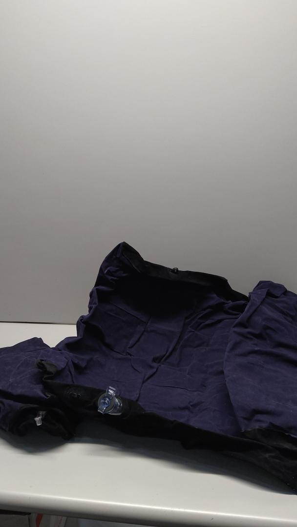 Inflatable Footrest and Chair Pillow (Blue)