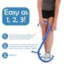 Body Back Buddy Classic USA Made Handheld Full Body Massage Cane Pressure & Trigger Point Massage Tool for Deep Tissue Pain Relief - Dual Massage Hooks for Back, Shoulder, Neck. Manual Back Massager (Blue)