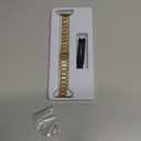 WFEAGL Thin Metal Bands Compatible with Apple Watch Band 42mm (Series 11 10) 41mm 40mm 38mm for Women, Slim Stainless Steel Wristbands for iWatch SE Series 9 8 7 6 5 4 3 2 1 (Gold)