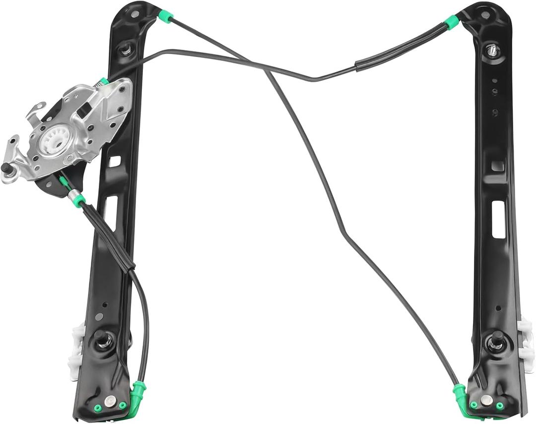Front Passenger Side Power Window Regulator Without Motor Replacement for BMW E46 323i 325i 325xi 328i 330i 330xi 1999 2000 2001 2002 2003 2004 2005, Sedan Wagon, Right, 740-485