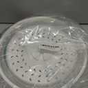 Collapsible Microwave Splatter Cover, 10.5 Inch, Microwave Plate Cover With Steam Vent (white)