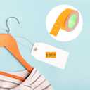 Pricing Labels,Label Sticker Paper,Labels Roll for Refill Prices Marking,Blank Prices and Date, for Retail Refill Tags,1 Sleeve, 10 Rolls, 5000 Grids,Random Color