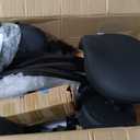 Kneeling Chair with Wheels, Ergonomic Balance Chair for Home and Office，Adjustable Saddle Chair to Improve Your Posture,Comfortable Knees and Footrest,Black,SSS-1459-M