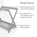 UPPAbaby Bassinet Stand, Grey, 
Item Weight	1.67 kg
Item dimensions L x W x H