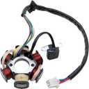 PRO BAT 6 Coil 5 Wire GY6 Stator Magneto 6 Coil Pole for GY6 125cc 150cc Chinese ATVS Quad Bikes Dune Buggy Go Kart UTV Moped Scooter Coolster Roketa Sunl Tank JCL Lance Znen Jonway
