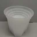 Clear Nursery Pots with Drainage 10 Pack, 10"/8.5"/7"/6"/5"/4" Plastic Orchid Nursery Pots for Plants with 10 Plant Labels for Seedling Plant, 6 Sizes Flower Pots Variety for Indoor Outdoor Repotting