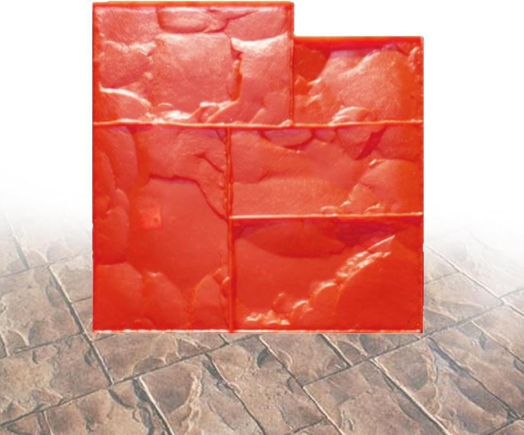 23.6" x 23.6" Concrete Mold Stamps - Multiple Patterns and Textures, Stone Texture, Outdoor Stone Forms