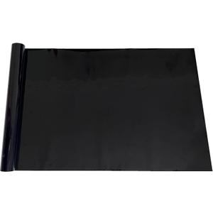 Aquarium Background Static Cling Black Fish Tank Background Wallpaper Fish Tank Backdrop Vinyl Aquarium Poster Background 24 x 12 in (23.6" x 11.8" In)