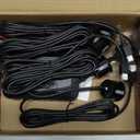 Car Reverse Backup Sensor  Universal Parking Sensors for Car with 4 Rear Sensors, LED Distance Display & Beep Alert  Backup Sensor Kit for Cars, SUVs, Trucks (Black)