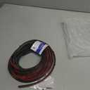 Black Rubber Weather Stripping Door Seal Strip, D Shape Door Weather Seal Strip, Self-Adhesive Soundproofing Frame Insulation Tape for Doors Frame/Window Seal,Blocks Cold Drafts Noise
