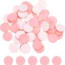 uxcell 50 Pcs Adhesive Felt Circles, 3/8" Round Non-Woven Felt Pads Stickers Dots Pre Cut for DIY Crafts Sewing Handcraft Costume Holiday Decoration, Pink