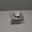 Kabel-Elektro 4 Ft. washing machine hoses Set (Straight / 90 deg.). Wide internal Diameter, 3/4 inches connector compatible NPT faucets and washing ports, Stainless Steel, PVC