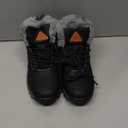 Mishansha Snow Boots for Women  Waterproof Winter Hiking Boots with Warm Fur Lining, Anti-Slip Sole, Insulated Outdoor Cold Weather Booties (6, All Black-40w)