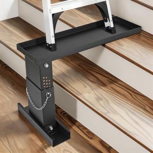Ladder Extender Pro, Ladder Stabilizer High Strength, Ladder Leveler 13.4-19 Adjustable Height Range for Single and Extension Ladders