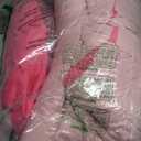 MUXHOMO 7 Pieces Queen Comforter Set, Reversible Bed in a Bag Queen Size, All Season Bedding Set with Comforter, Flat Sheet, Fitted Sheet, Pillowcases & Shams, Hot Pink & Baby Pink