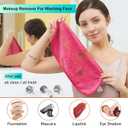 Makeup Remover Face Cleansing Cloth - Chemical-free Microfiber Reusable Facial Clean Towel, Remove Makeup Instantly with Only Water (7 PCS) (Week Pack - 7 Colors)