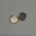 Compact Mirror, Pocket Travel Makeup Mirror for Purse, Metal Round Shell, 2-Sided 1X/2X Magnifying, Portable, Folding, Handheld, Gold, 6 Pack