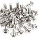 4 x 50 PCS Stainless Steel M4x10mm Screws for VESA Computer TV LCD Monitor Stand Bracket Mounting