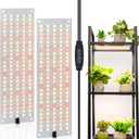 LBW Plant Grow Light, Full Spectrum Plant Light for Indoor Growing, 270 LEDs Growing Lamp with Auto On/Off Timer 4/8/12H, 3 Lighting Modes, 10 Dimmable Levels, 2 Pack