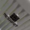 Meshpot 5 inch Orchid Pots with Holes for Repotting,Set of 1,Decorative African Violet Pots with Air-Pruning and Good Air Circulation,Plastic White Orchid Planter with Saucers