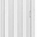 Studio Series 48" W PVC Foldable Accordion Doors, White