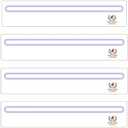 2026 Card Line Reader for Mahjong - Acrylic Line Finder Guaide for Tile Game Beginners & Experts, Transparent Purple Reading Strips Made for Mahjong Game Accessories Idea (4 Pack)