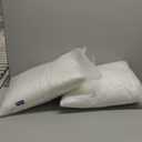 MIULEE Throw Pillows Inserts, Pack of 2 18x18 Inch 100% Virgin Fiber Filling Bed Couch Pillows