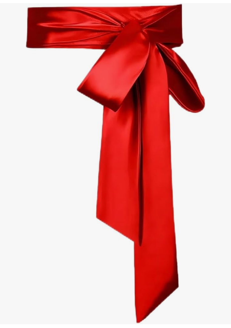 Satin Sash Belt For Bridal Wedding Bridesmaid Special Occasion Dresses Belt 2.5'' Wide, 11 pieces, size 1"F- 115inh