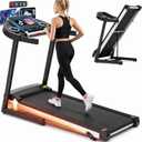 FUNMILY Walking Pad Treadmill with Incline - 3.5HP Foldable Treadmills with 10" HD WiFi Touchscreen, 350 LBS Capacity Smart Running Machine with HiFi Speakers, Popular Apps & Interactive Entertainment