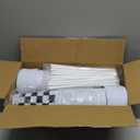 Domensi 24 Pcs Race Car Cups 24 oz Checkered Flag Party Supplies Thick Plastic Tumblers with Lids and Straw Iced Coffee Reusable Water Bottle for Adult Birthday Sport Racing Theme Party