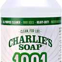 Charlie's Soap 1001 Cleaner - Heavy Duty Biodegradable Concentrated All Purpose Water Based Degreaser (32oz, 1 Pack) - Safe Residential, Commercial, & Janitorial Cleaner