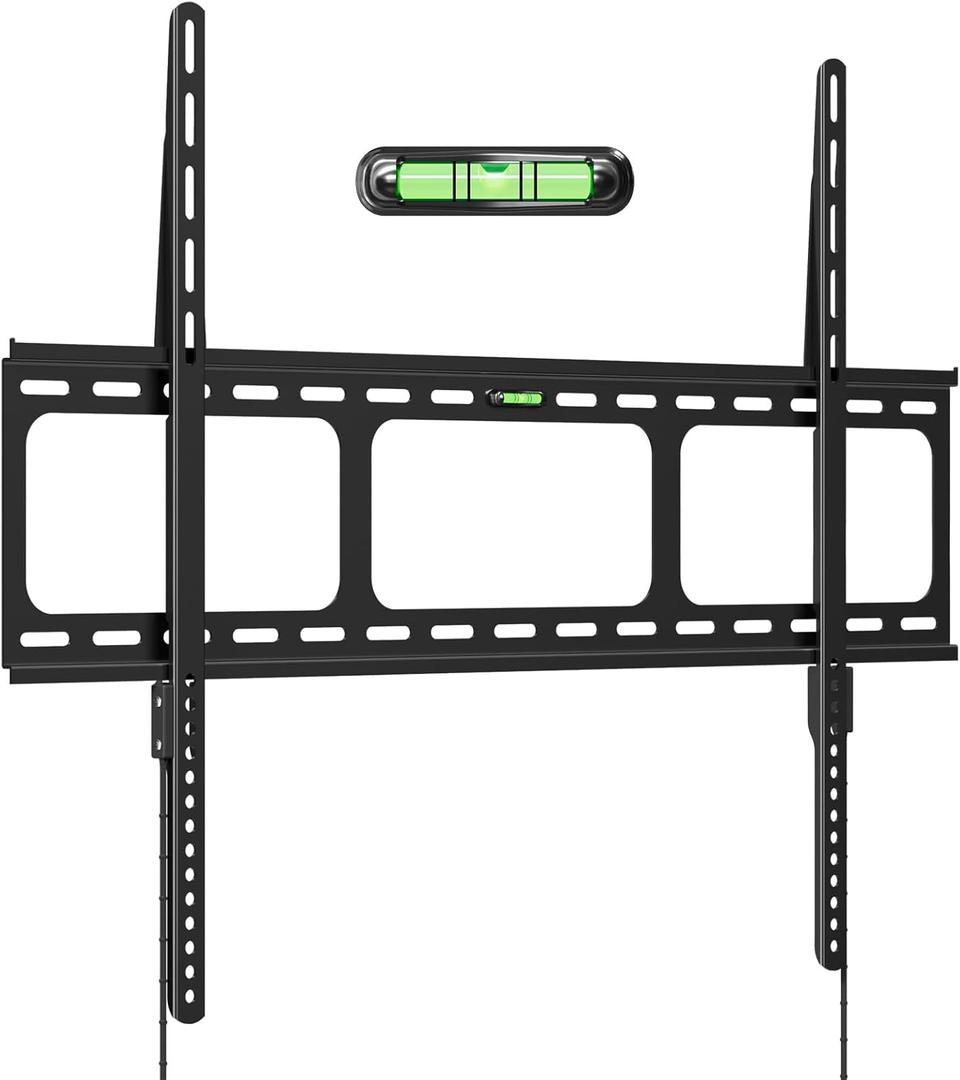 Joy Seeker Ultra Slim Fixed Wall Mount, 0.63" Low Profile TV Mount Bracket for 42"-100" LED/LCD/Plasma Flat Screens, Fits VESA Up to 800x600mm, 220lbs Capacity, Easy Assembly Space Saver