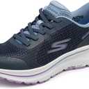 Skechers Womens Go Run Consistent 2.0 Captiva Hands Free Slip-ins (9, Navy/Lavender)
