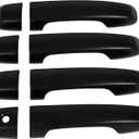 OCPTY 4PCS Door Handle Covers for 2010-2022 for Toyota 4Runner Exterior Driver Side & Passenger Side Car Door Handle Covers Trim Kit Black (Small)