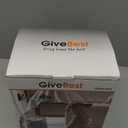 GiveBest Portable Electric Space Heater with Thermostat, 1500W/750W Safe and Quiet Ceramic Heater Fan, Heat Up 200 Square Feet for Office Room Desk Indoor Use, Silver (Silver)