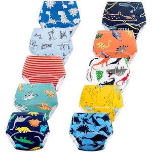 Potty Training Underwear for Girls, Toddler Learning Training Underwear Boys (10 Packs, 4-6T, Multicolor)