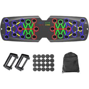 Multifunctional Push Up Boards Press Up Board Equipment Pushup Stands Push Up Boards Exercise Board With Resistance Band