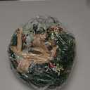 Hotop 6 Set Mini Wreaths for Kitchen Cabinet 12 Inch Small Christmas Wreath with Burlap Ribbon Red Berry and Eucalyptus Leaves for Xmas Window Front Door Fireplace Chair Farmhouse Hanging Decor