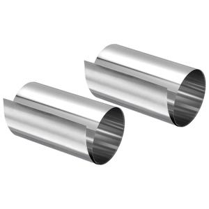 uxcell 0.02x100x1000mm 304 Stainless Steel Roll Sheet Fine Plate Sheet Foil for Crafts, Electronic Equipment, Silver Tone 2Pcs
