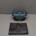 Herrfilk Electric Lunch Box Food Heater, 3 in 1 Ultra Quick Heated Lunch Boxes for Adults, 12V/24V/110V Portable Food Warmer for Car/Truck/Office With Fork Spoon and Insulated Carry Bag