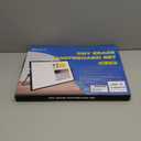 Small Monthly Calendar Dry Erase Whiteboard for Wall, 16in x 12in Magnetic Dry Erase Board, Hanging Double-Sided White Board, Portable Board for Drawing, Kitchen, Planning, Memo, School, Home, Office (Black)